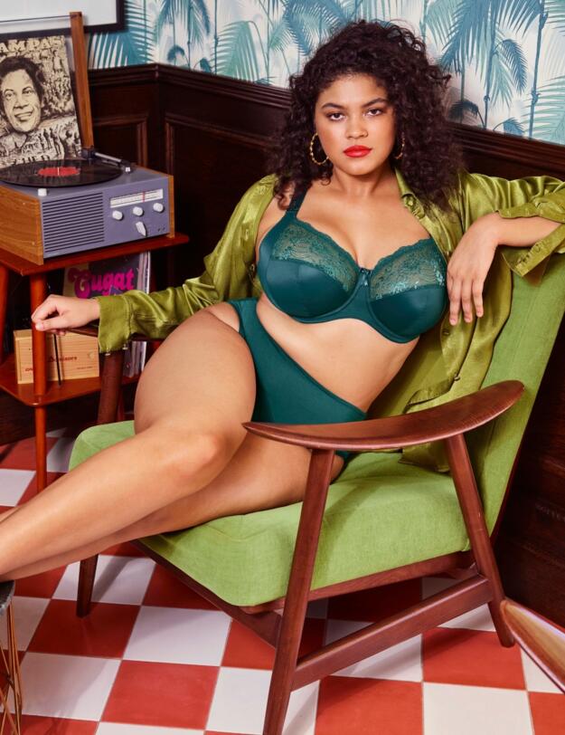 Elomi Morgan Underwired Bra Deep Teal