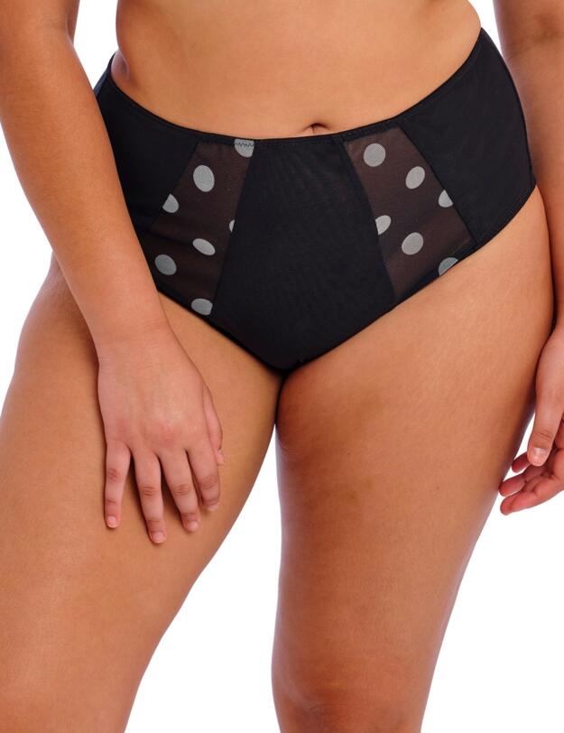 Elomi Matilda Full Brief Black Dot