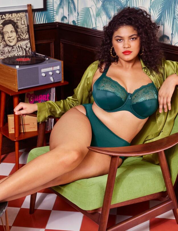 Elomi Smooth Full Brief Deep Teal