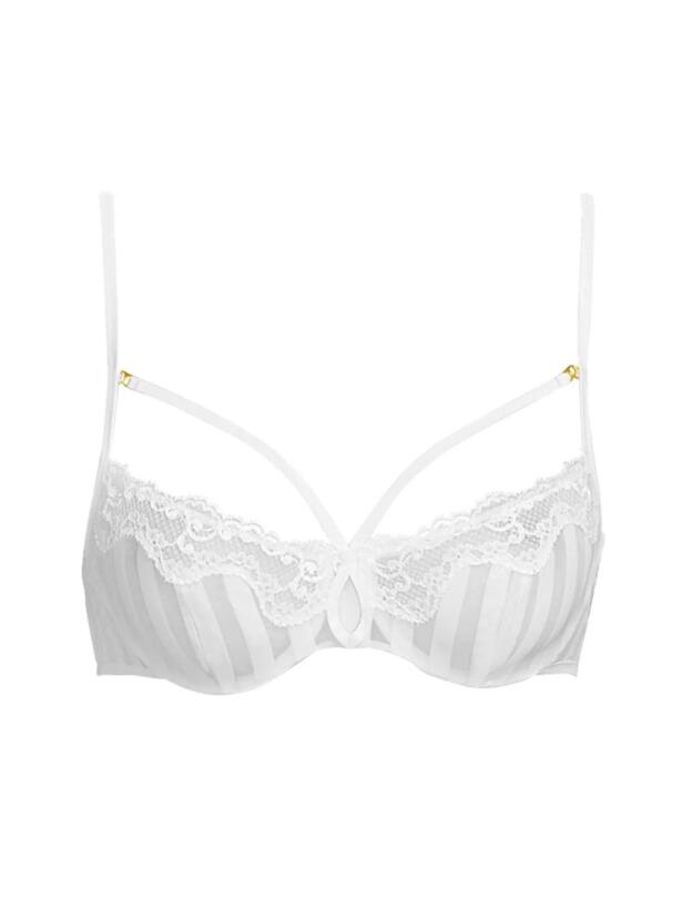 Andres Sarda Johnson Full Cup Underwired Bra White 