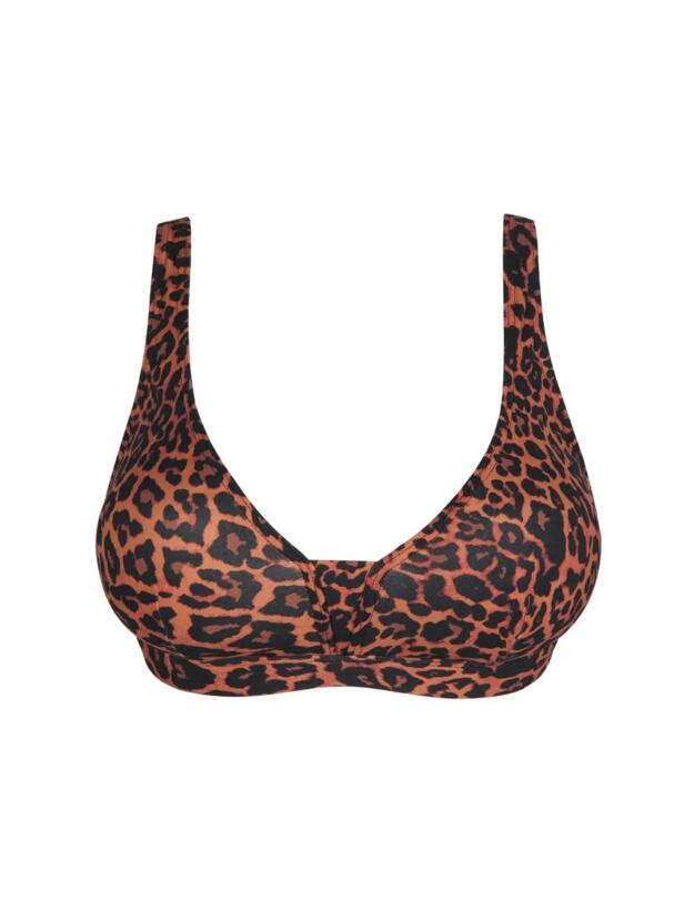 Prima Donna Swim Holiday Bikini Top with Removable Pads Sunny Chocolate 