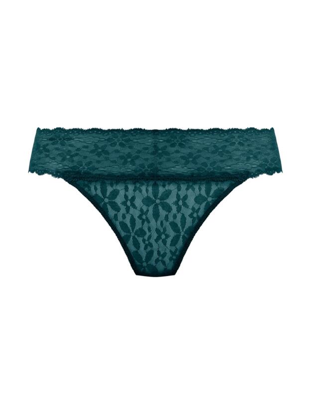 Wacoal Halo Lace Bikini Brief Dark Sea