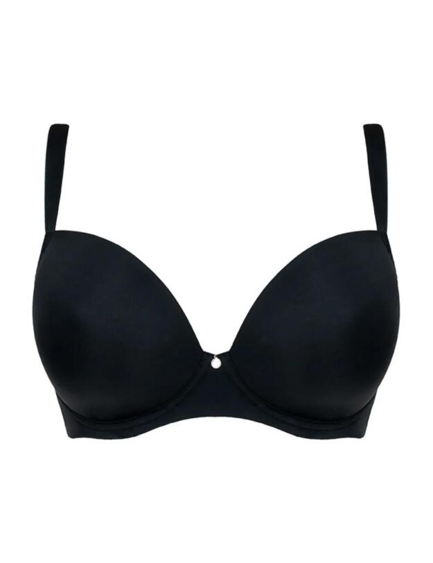 Curvy Kate Smoothie T-shirt Plunge Moulded Bra Black