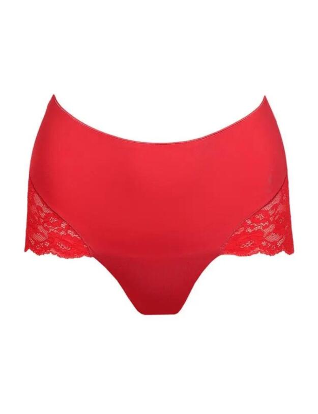 Marie Jo Color Studio Lace Shapewear High Brief Scarlet