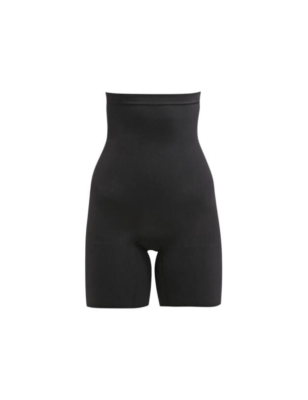  Spanx Thinstincts High Waisted Mid-Thigh Short Black
