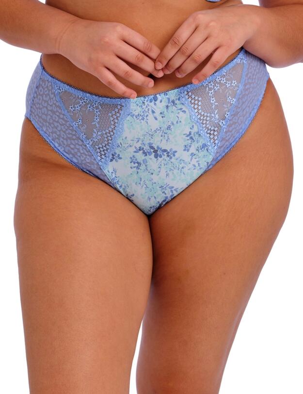 Elomi Lucie High Leg Brief Cornflower