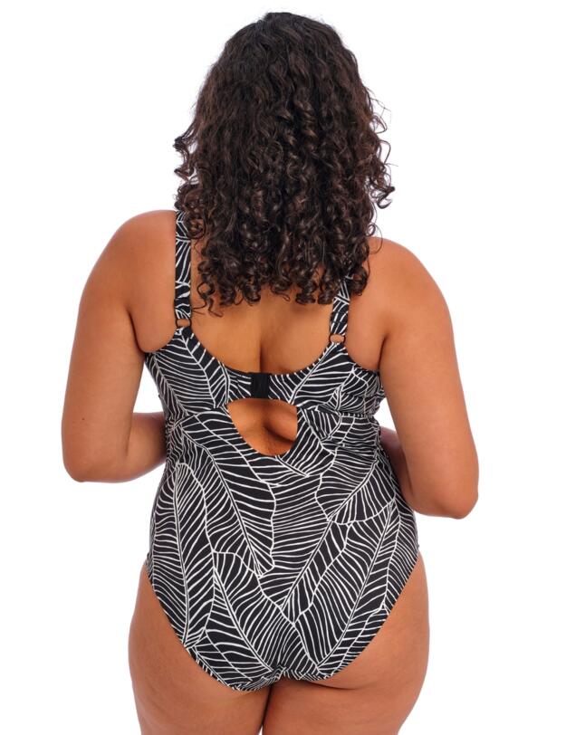 Elomi Kata Beach Non Wired Plunge Swimsuit Black