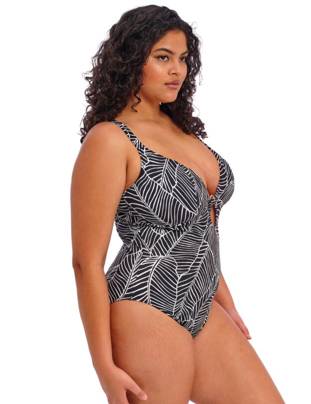 Elomi Kata Beach Non Wired Plunge Swimsuit Black