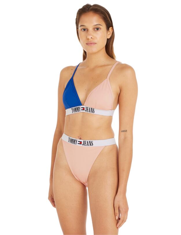 Tommy Hilfiger High Rise Bikini Brief Cosmetic Peach