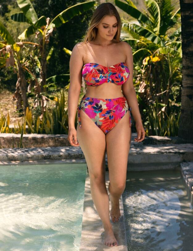 Fantasie Playa Del Carmen High Waist Bikini Brief Beach Party 