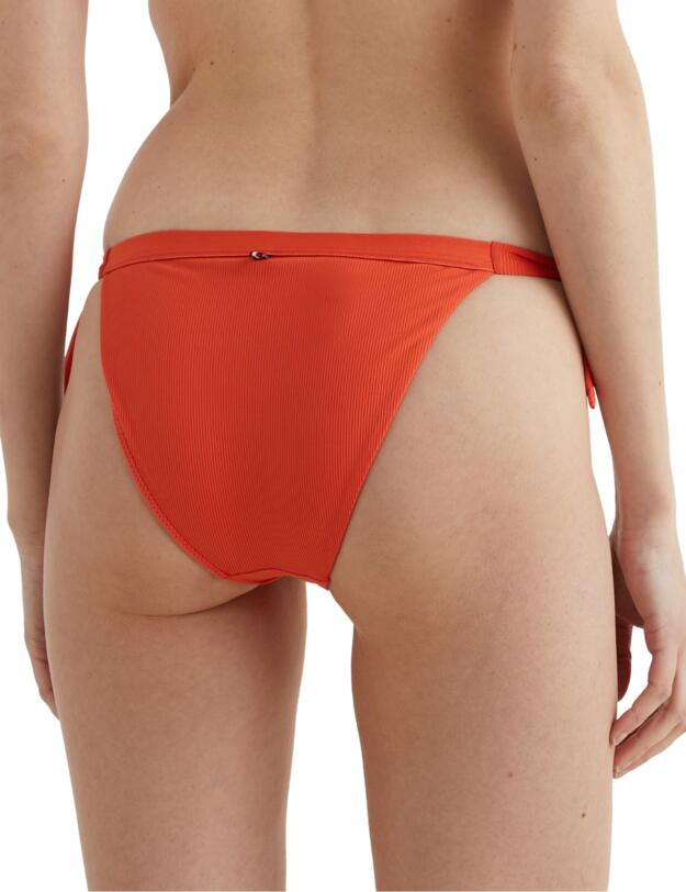 Tommy Hilfiger Side Tie Bikini Brief Deep Orange
