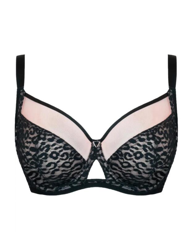 Curvy Kate Victory Wild Balcony Bra Black/Blush