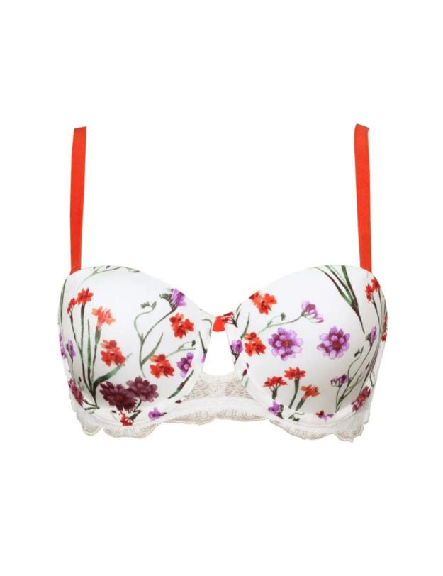 Parfait Charm Moulded Balcony Bra Garden Print