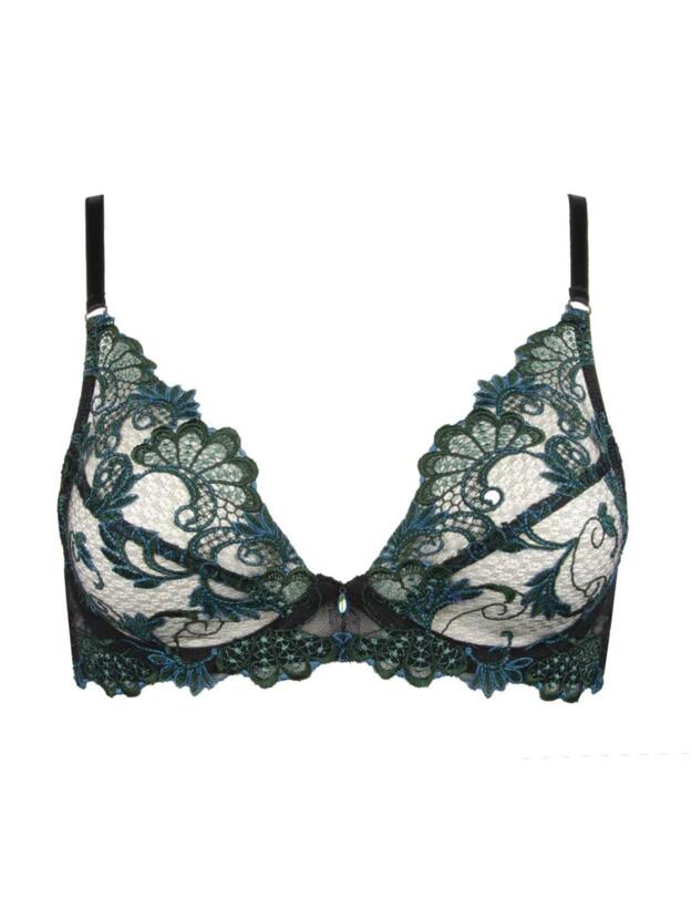 Lise Charmel Dressing Floral Underwired Triangle Bra Dressing Aloe