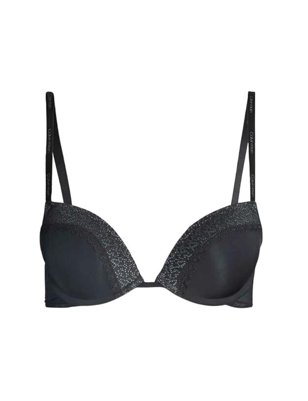  Calvin Klein CK Flirty Push Up Bra Black