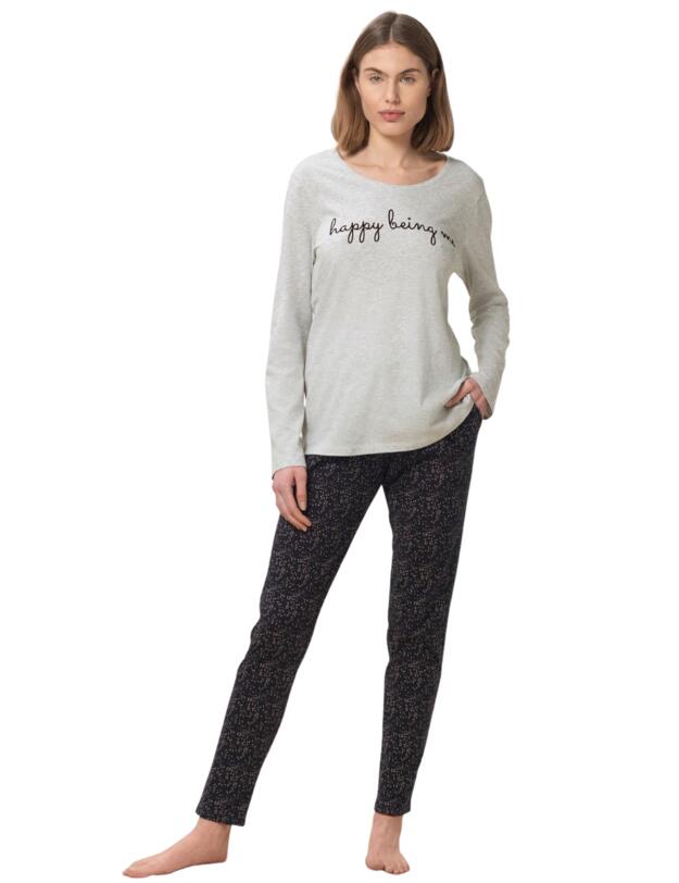 Triumph Sets Pyjama Set Medium Grey Melange