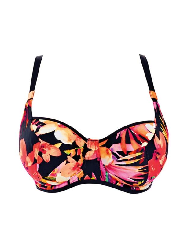 Fantasie Ko Phi Phi Underwired Balcony Bikini Top GG+ Cups Tropical Print