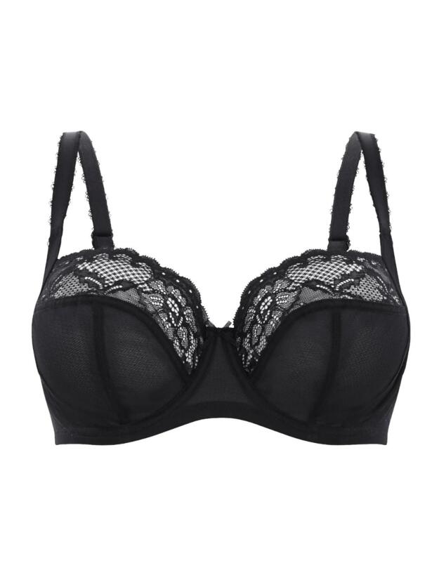 Panache Jasmine Balcony Bra Black