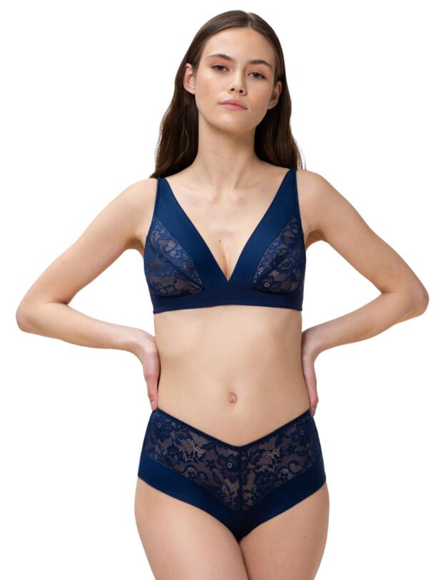 Triumph Vivid Spotlight Bralette  Deep Water