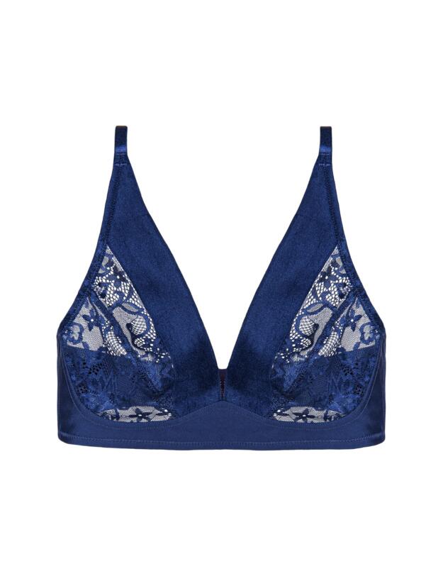 Triumph Vivid Spotlight Bralette  Deep Water