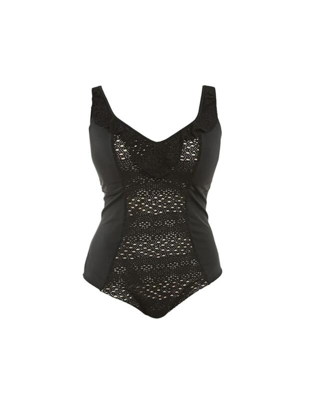 Elomi Indie Moulded Swimsuit Black 