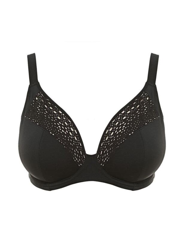 Elomi Indie Plunge Bikini Top Black
