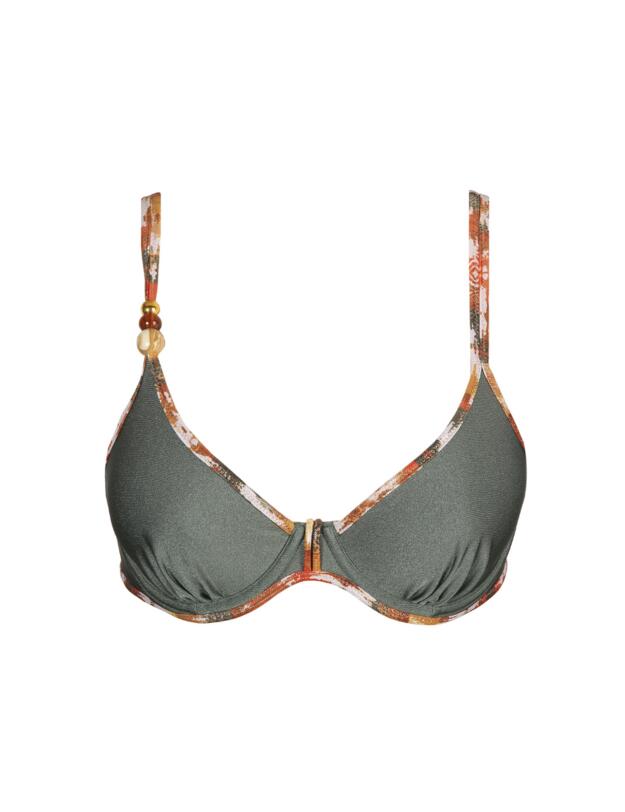 Marie Jo Crete Plunge Bikini Top Inca Gold