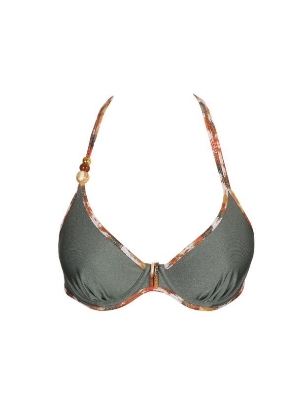 Marie Jo Crete Plunge Bikini Top Inca Gold