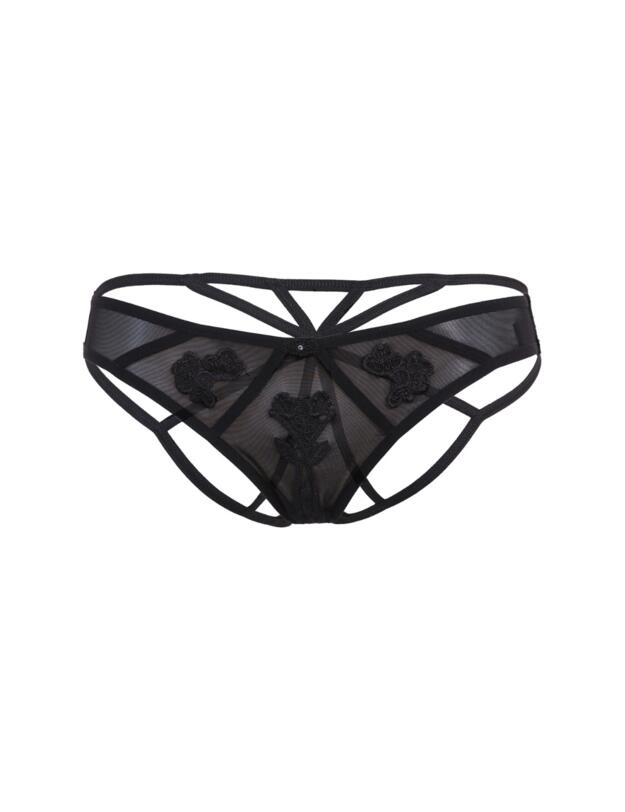 Bluebella Nova Open-back Brief Black 