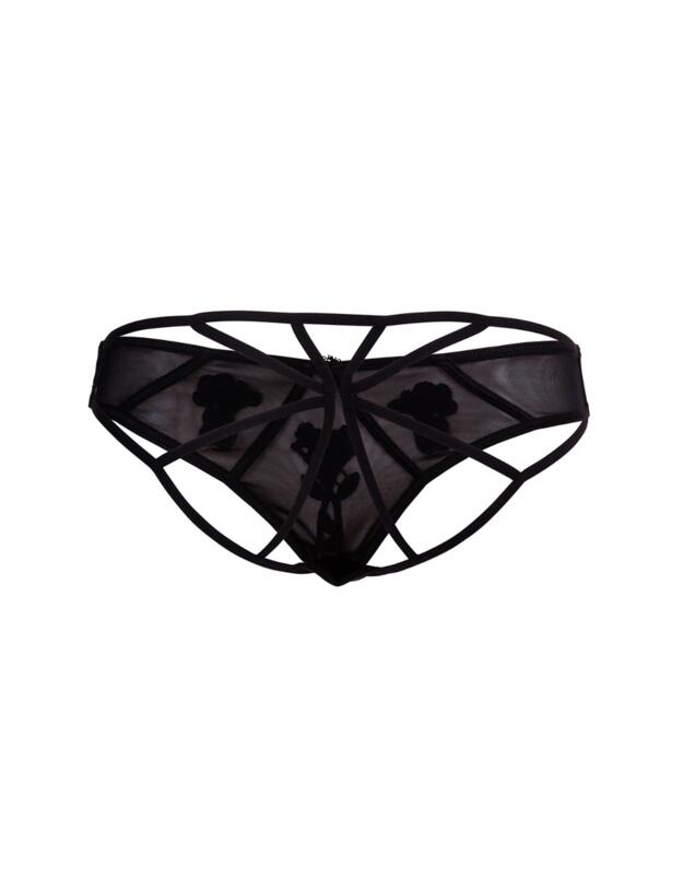 Bluebella Nova Open-back Brief Black 