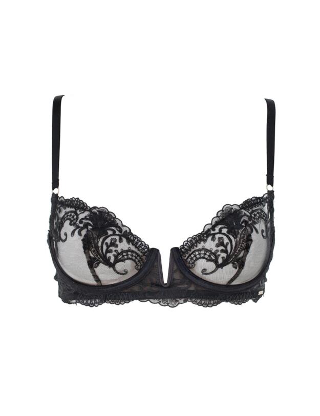  Bluebella Marseille Plunge Bra Black