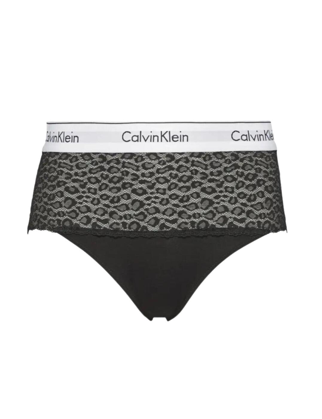 Calvin Klein Modern Cotton Lace Bikini Brief Black