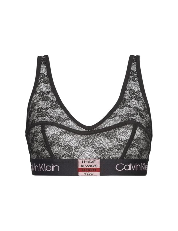 Calvin Klein Lace Bralette Black
