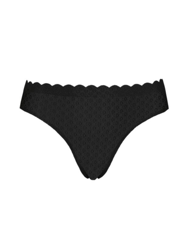 Sloggi Zero Feel Lace Brazil Panty Brief Black