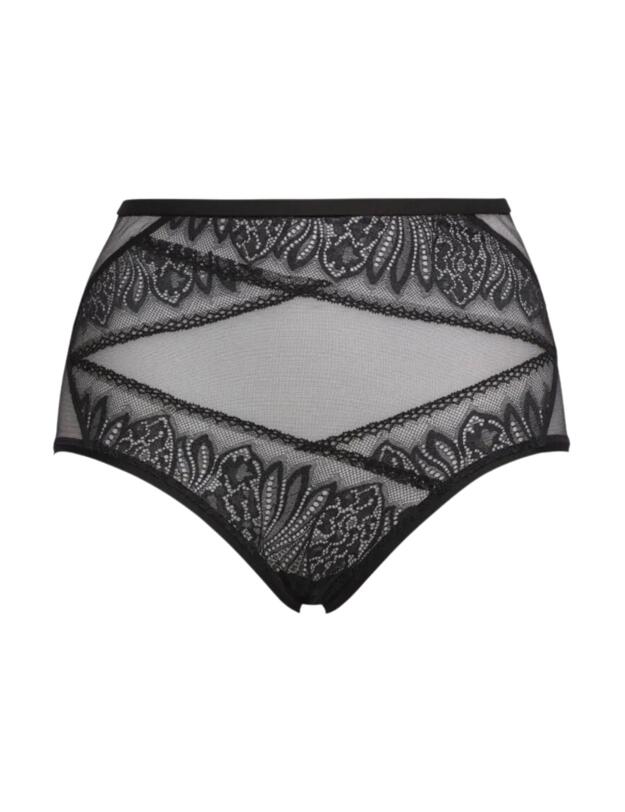 Calvin Klein CK Black High Waist Hipster Brief Black