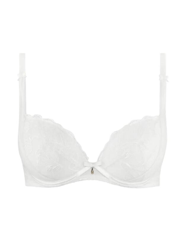  Aubade Fleur De Tattoo Plunge Bra Blanc