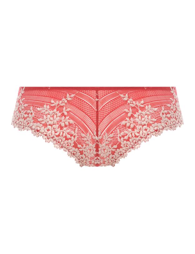 Wacoal Embrace Lace Tanga Brief  Pink Lemonade/Cream Puff