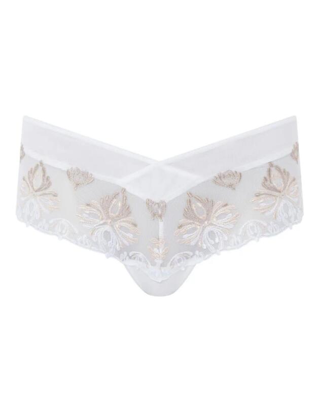 Chantelle Champs Elysées Shorty Brief White/Brown