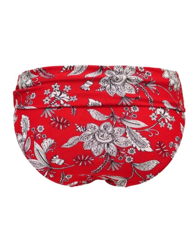 Pour Moi Freedom Tie Fold over Brief Red/White