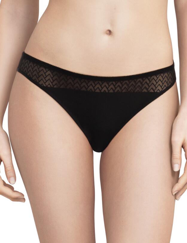 Passionata by Chantelle Manhattan Brazilian Brief Black 