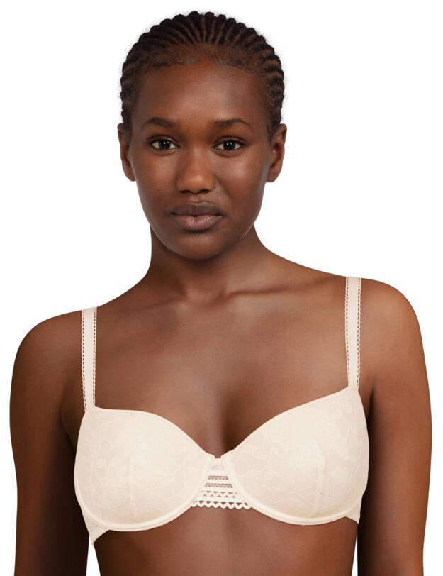 Passionata by Chantelle Marta Half Cup Spacer Bra Pearl 
