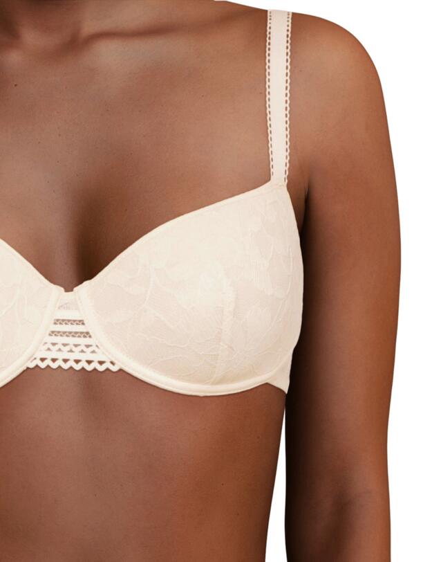 Passionata by Chantelle Marta Half Cup Spacer Bra Pearl 