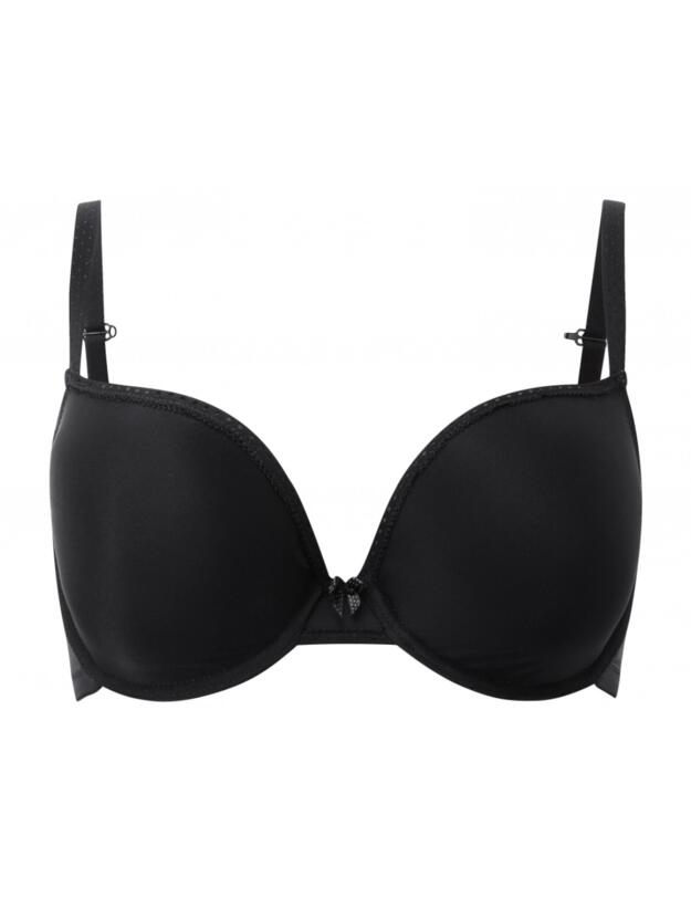 Cleo Koko Underwired Plunge Bra Black