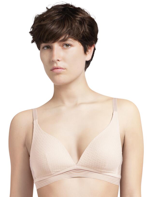 Passionata by Chantelle Manhattan Non Wired Plunge Bra Pearl 