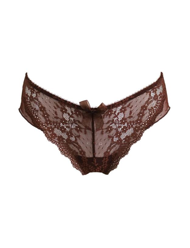 Pour Moi Flora Brazilian Brief Chocolate