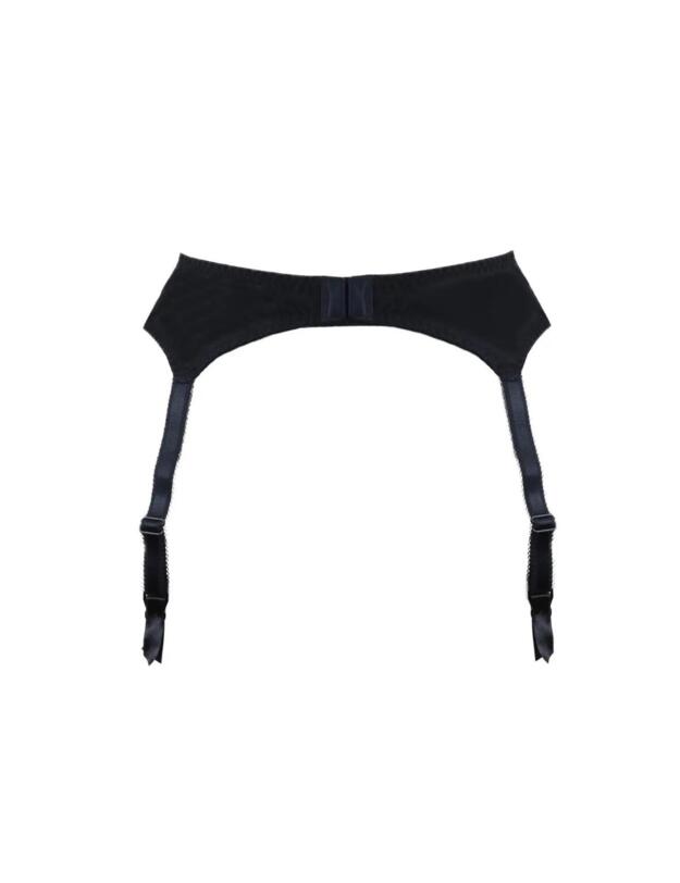 Pour Moi Amour Suspender Black/Scarlet