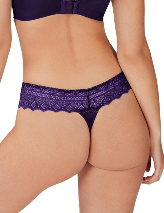 Empreinte Cassiopee Thong Dark Purple
