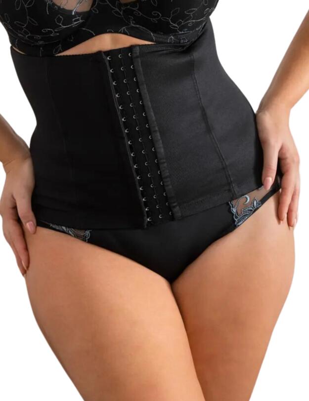 Pour Moi Hourglass Firm Control Waist Cincher Black