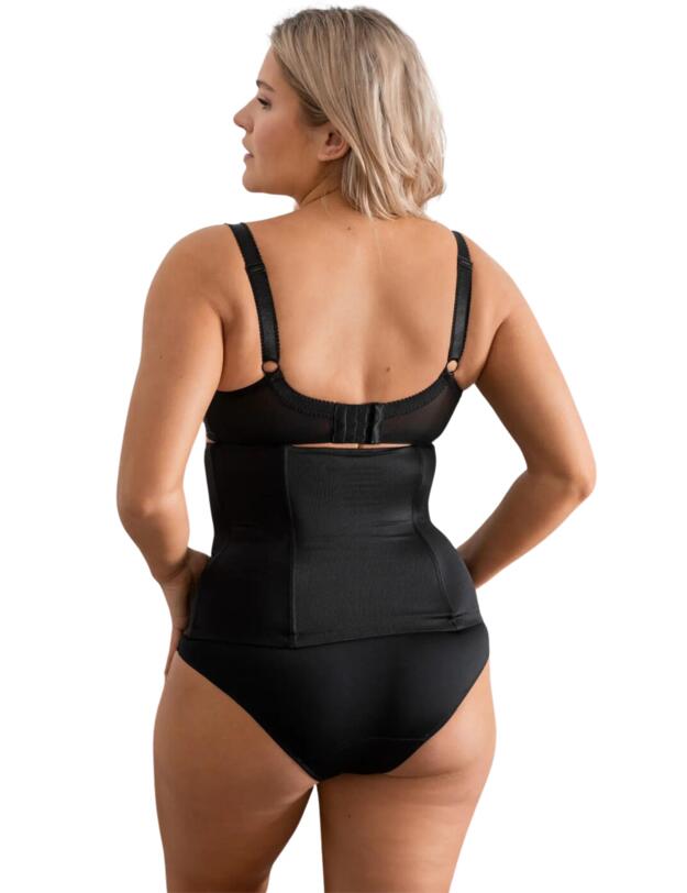 Pour Moi Hourglass Firm Control Waist Cincher Black