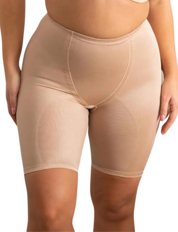 Pour Moi Hourglass Firm Control High-Waist Shorts Caramel
